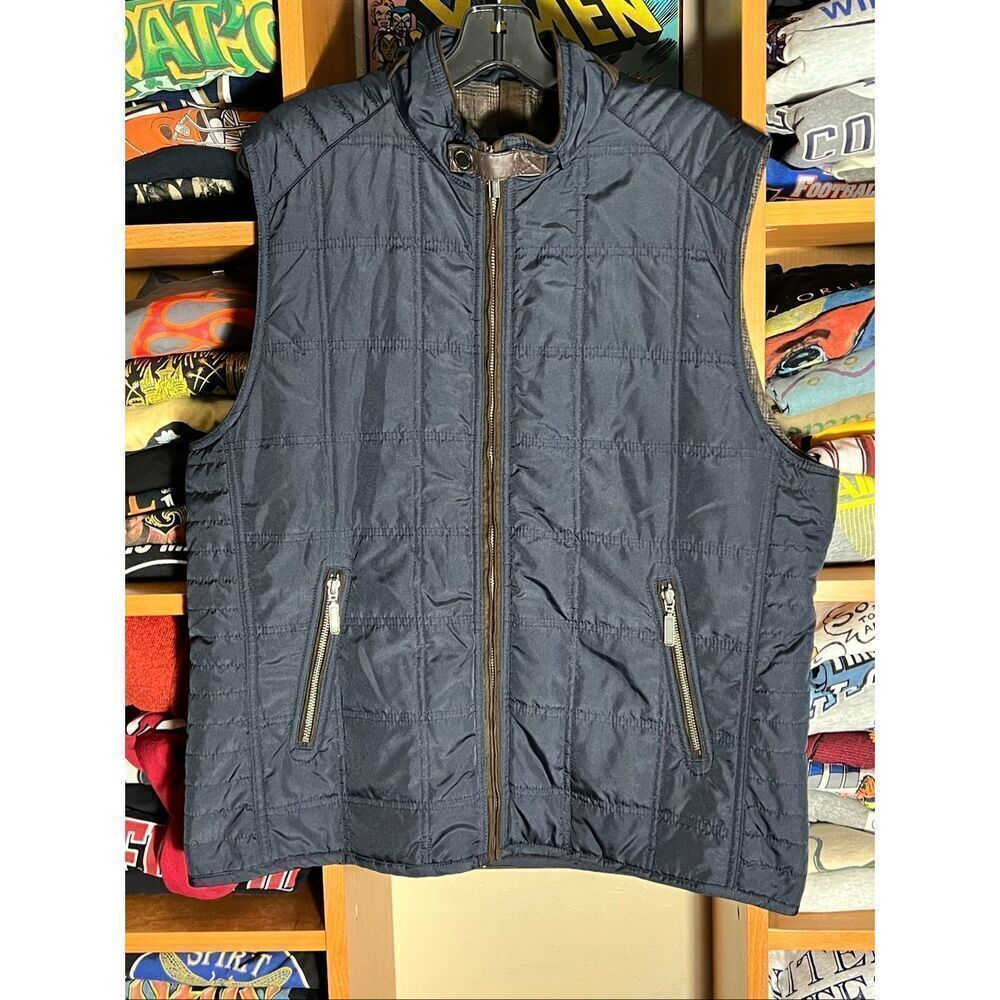Men’s Johnston & Murphy Quilted Full Zip Puffer Vest